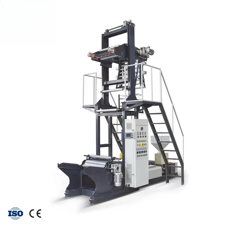 Baihao 11KW Mini estiramento plástico HDPE LDPE extrusora máquina de sopro de filme agrícola