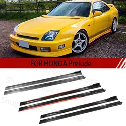 FOR HONDA Prelude 2M Car Side Skirt Extension Plate Lip Separator Bumper 2.18M Racing Side Spoiler