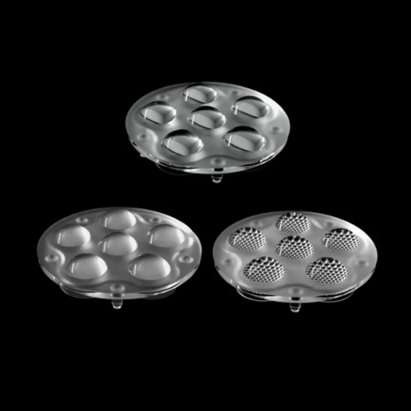 

#PTM-73 High quality Led Optical Lens, Diameter 73mm, 60 degree, Bead Surface, Clean Surface, Grinding Surface, PMMA