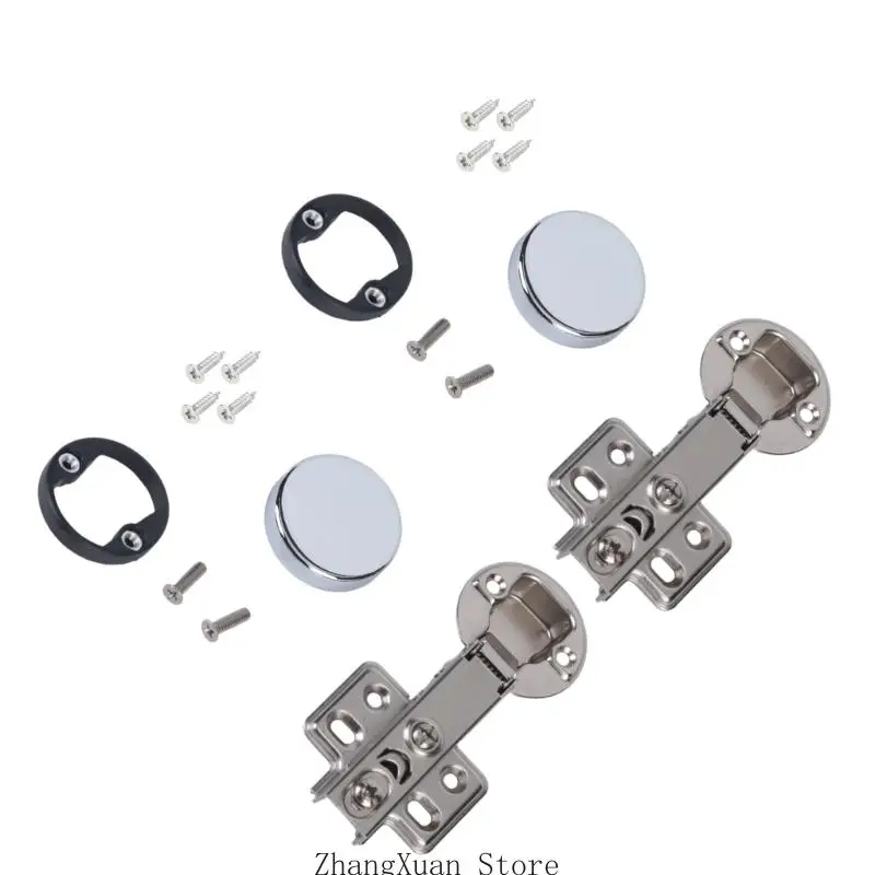 Badezimmer-Glastürscharnier mit hydraulischer Dämpfung und 35 mm Topf 3XUF – Detail 8