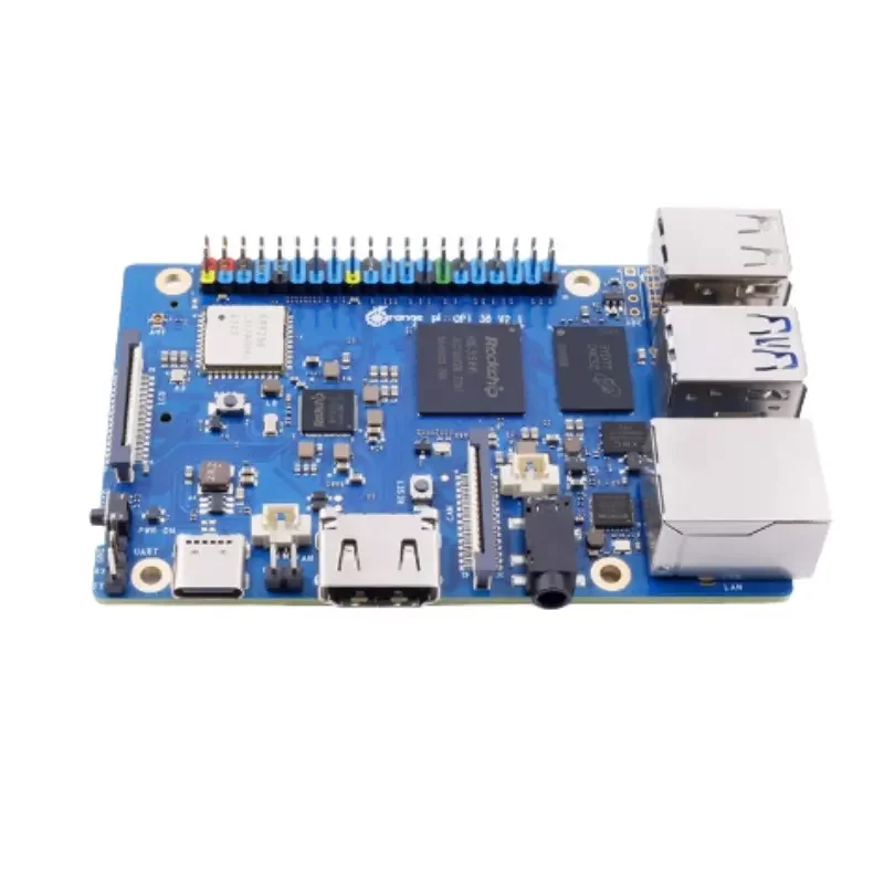 OrangePi 3B RK3566 chip with three memory specifications to choose from, supporting eMMC module