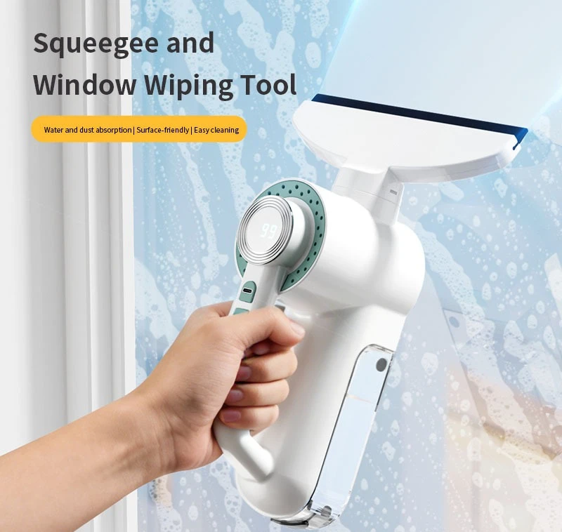 The new small electric glass scraper is powerful for handheld window cleaning