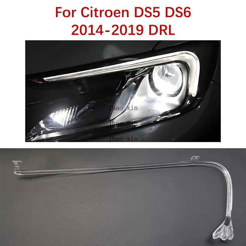 

Ballast Module Conduit For Citroën DS5 DS6 White Light 2014-2019 Car DRL Light Guide Strip Front Headlights Angel Eye Light Tube