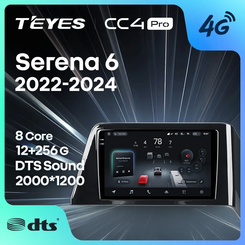 TEYES CC4 PRO For Nissan Serena 6 C28 2022 - 2024 CarPlay Radio Multimedia Stereo Car play Android Auto 2DIN Autoradio