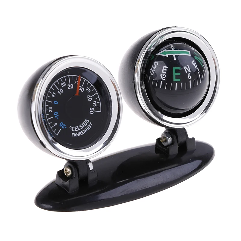 【2 In 1 Guide Ball Car Compass Car Ornaments Direction Dashboard Ball】