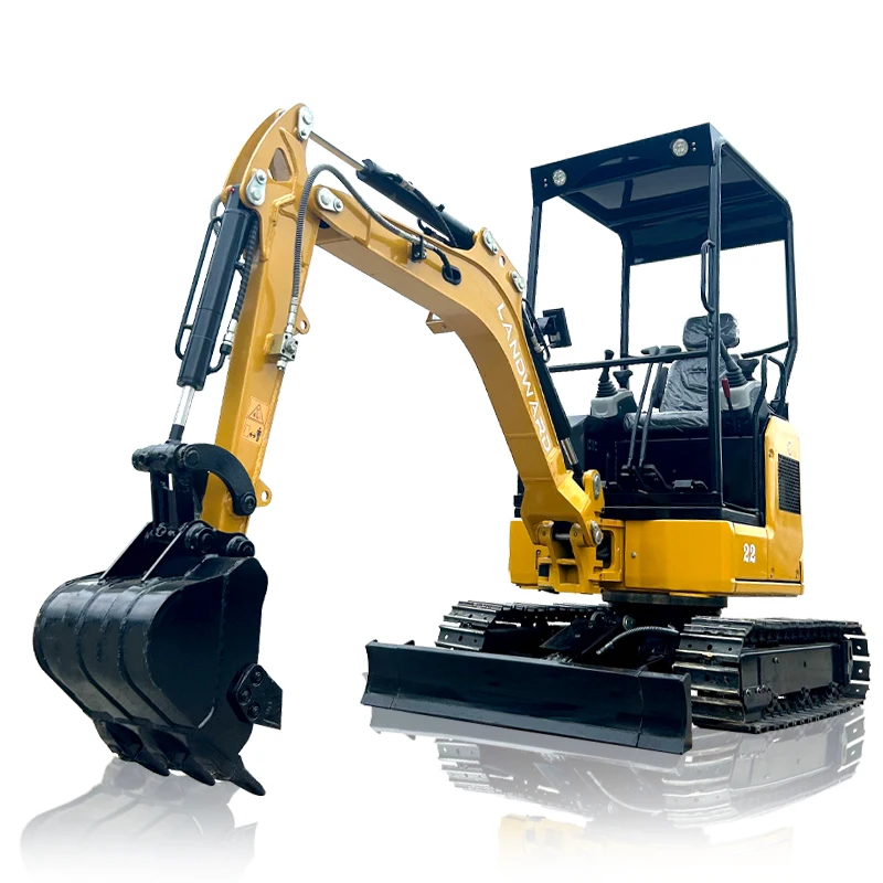 Agriculture Orchard 2 Ton Mini Excavators EPA Euro 5 Hydraulic Diesel Digger 1Ton Farm Kubota Crawler Small Excavator Customized