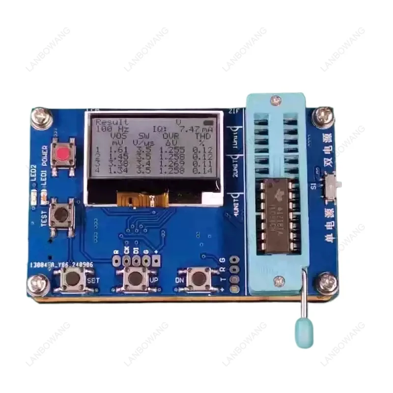 1‑4 Channels Universal Operational Amplifier Tester Detector OP Amplifier Quick Test Instrument Electronic Repair Tool