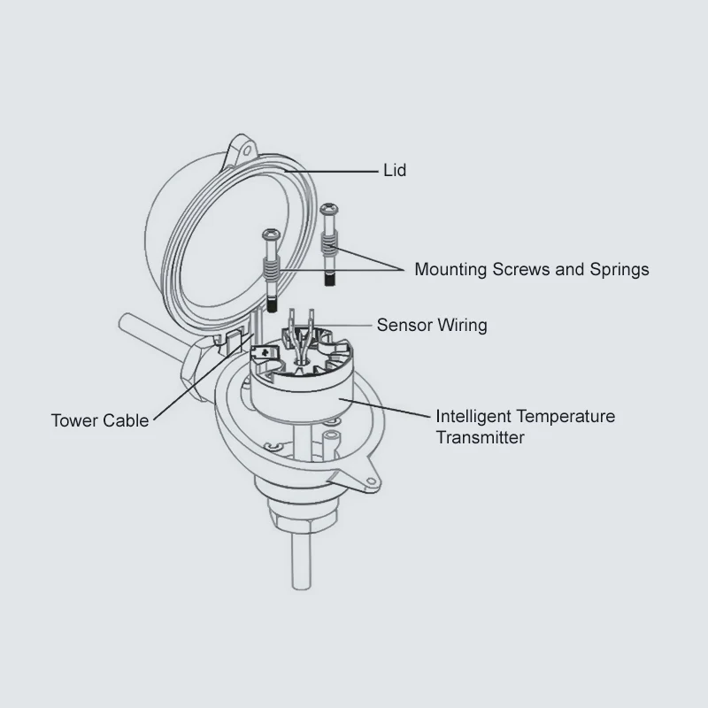 Модуль передатчика температуры PT100 Интегрированный модуль передатчика RS485 с интеллектуальным индексом K SBWZ