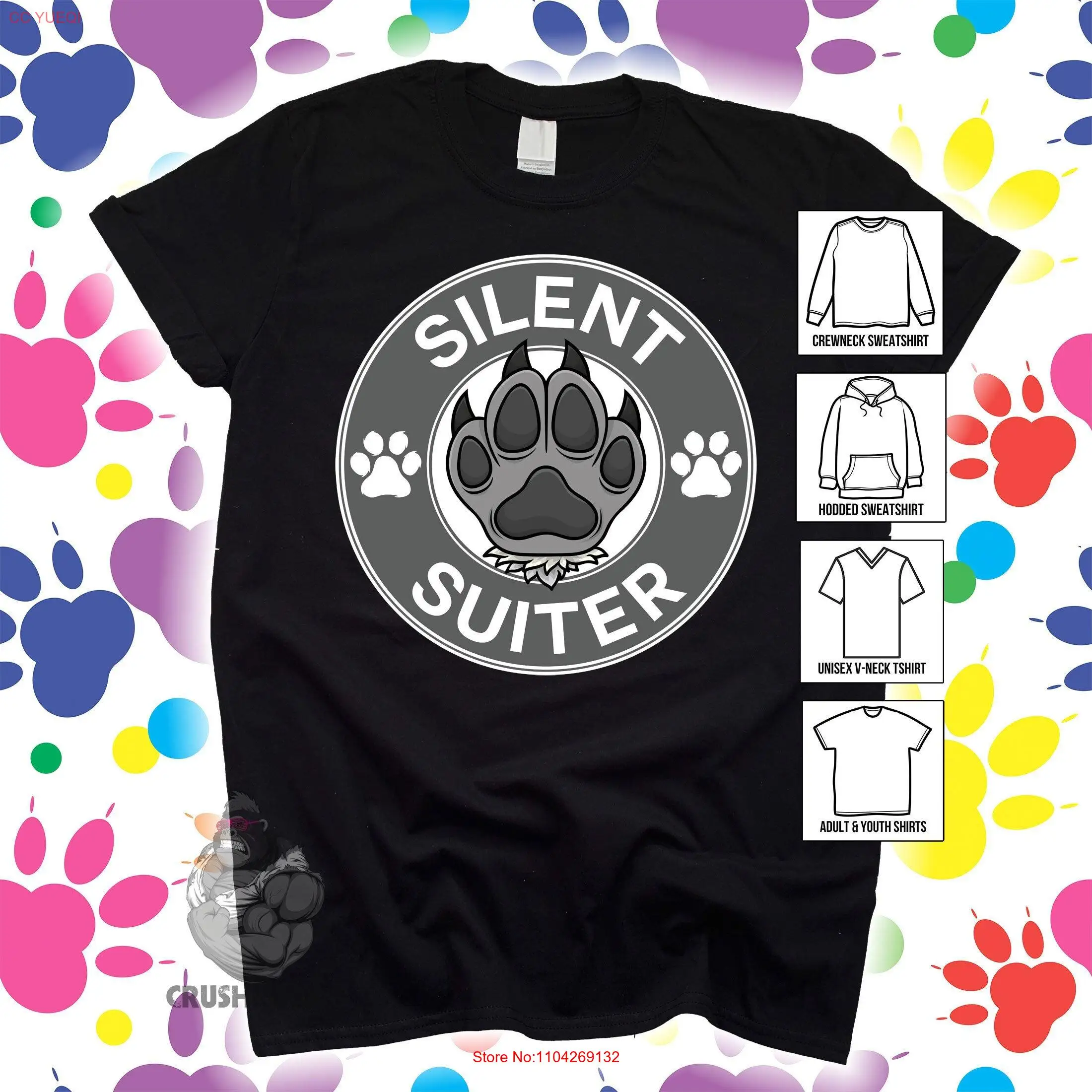 

Furry T Shirt Merch Fursona Fandom Proud Clothing Brands Art Veterinarian Shy long or short sleeves