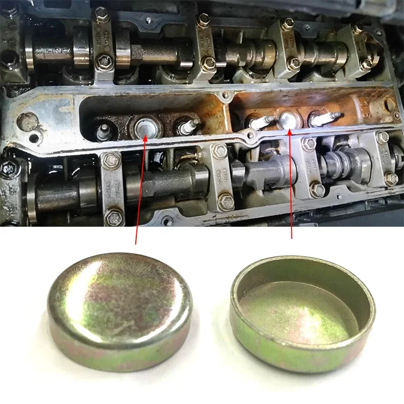 2PCS Car Cylinder Head Core Plug Set For Ford 1.25 1.4 1.6 16v Zetec SE Mk4 Mk5 Mk6 Fiesta Engines Auto Accessories