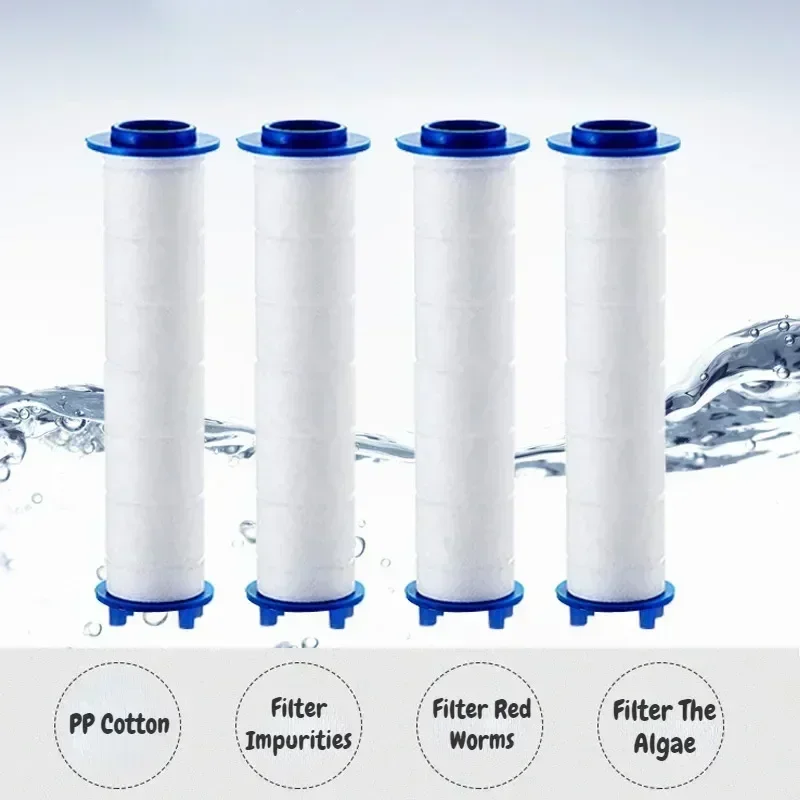Shower Head Replacement PP Cotton Filter 5Pcs Set Water Purification Bathroom Accessories for Universal Shower Water Cleaning