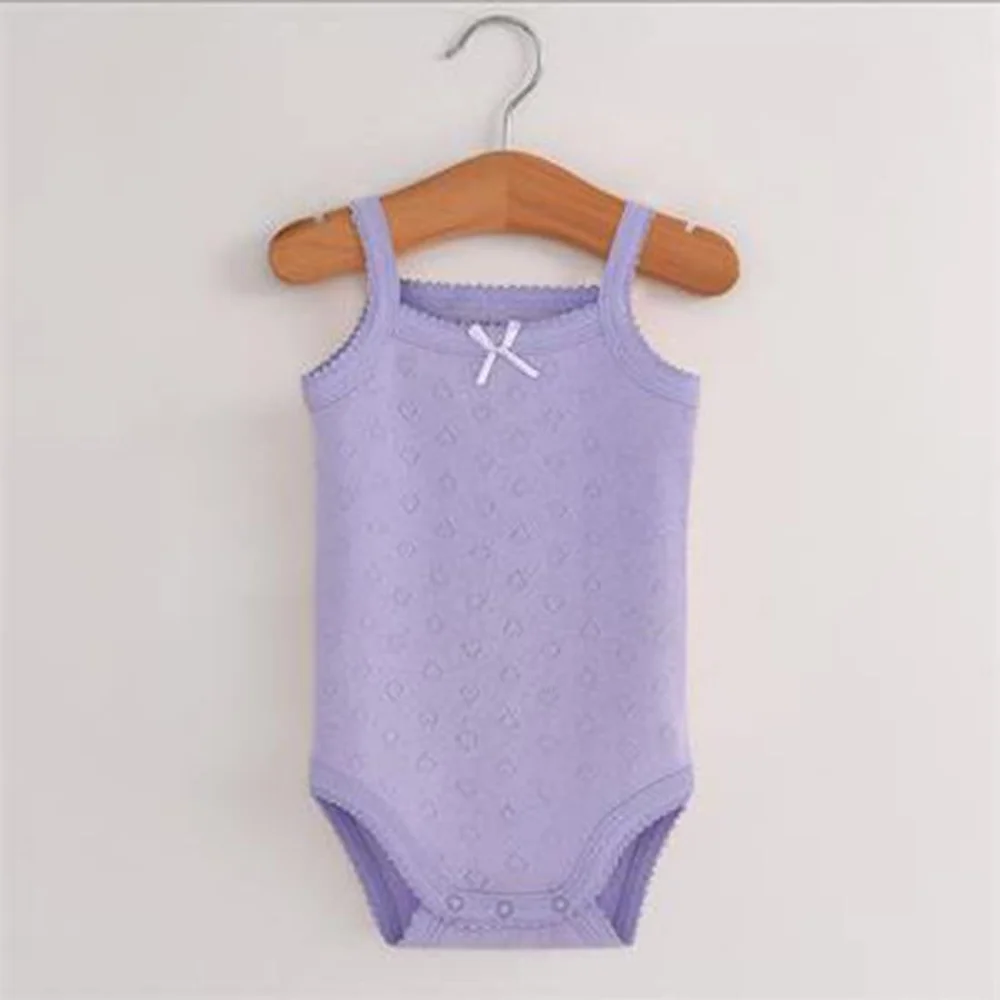 Macacão de algodão sem mangas para bebês, roupas recém-nascidas, macacão infantil, macacão de peça única, roupa infantil de verão 0-12-36M, 2023