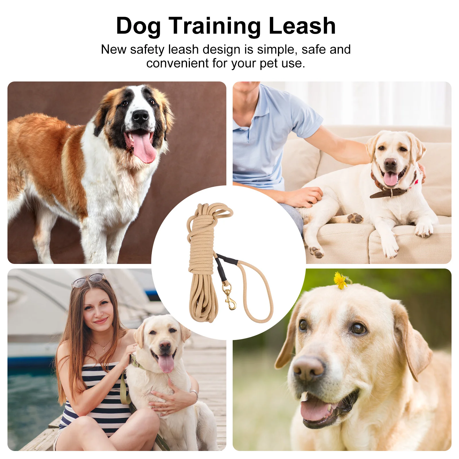 

10 Meter Ultra Long Dog Leash Large Pet Lead Rope Durable Bite Resistant for Outdoor Walking Training Pet Leash