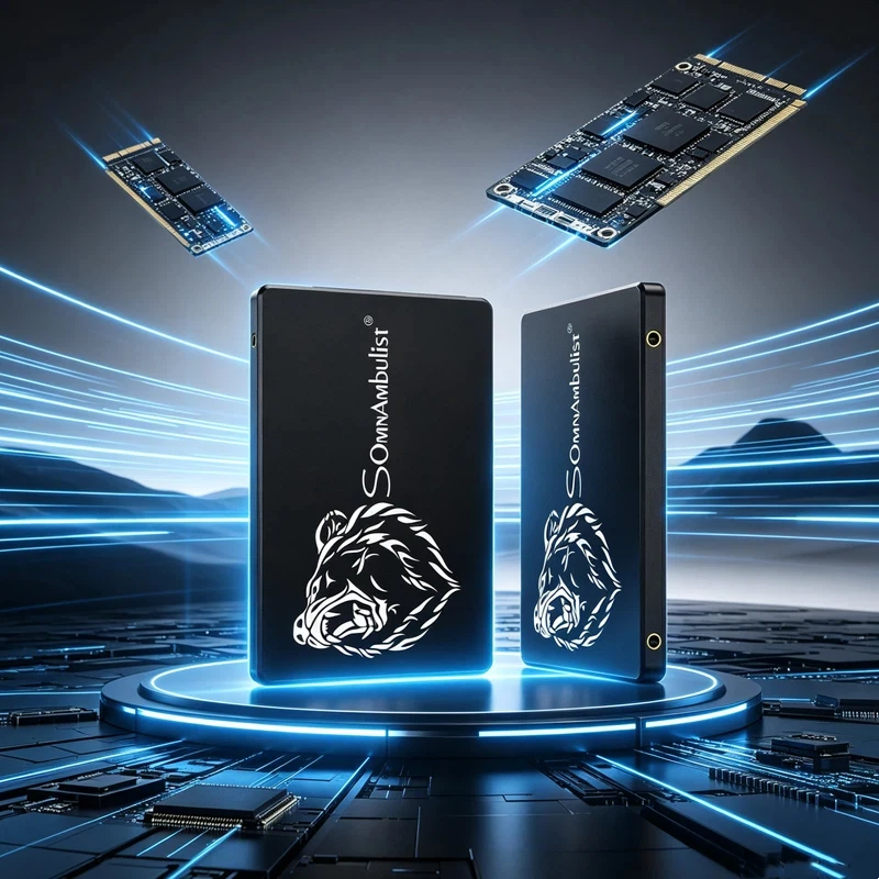 SomnAmbulist Wholesale 2.5" SATA 3.0 SSD, 128GB-2TB High-Speed Solid State Drive for Desktop & Laptop