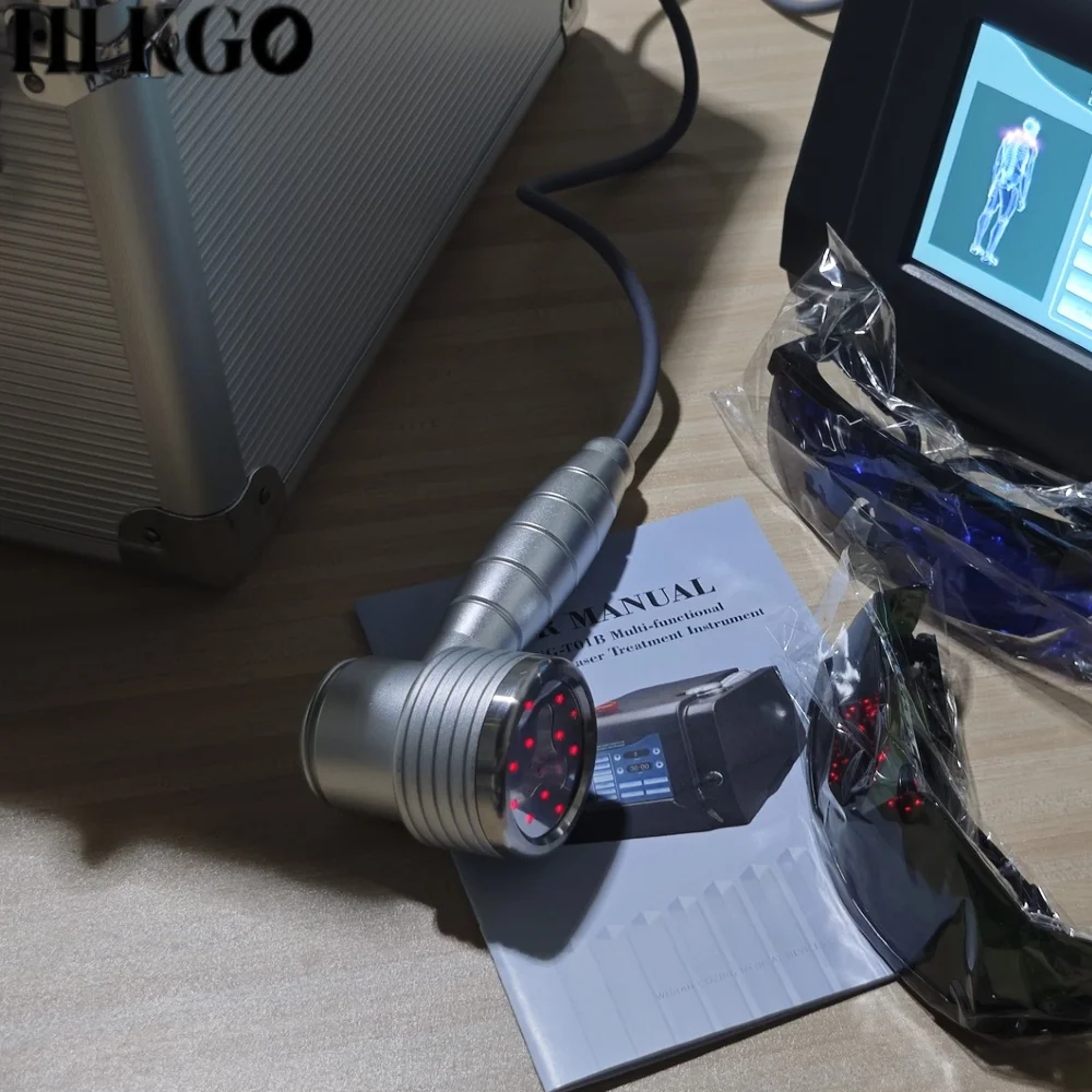 Deep Penetration 1064nm Laser Therapy, Portable LLLT Physiotherapy Machine for Sports Injuries, Chronic Pain and Recovery