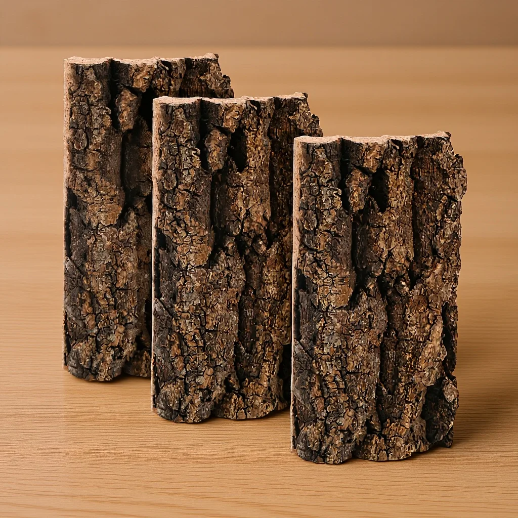 

3Pcs Durable Reptile Bark Decoration Aquarium Background Indoor Terrarium Natural Aquarium Decor Reusable Supply