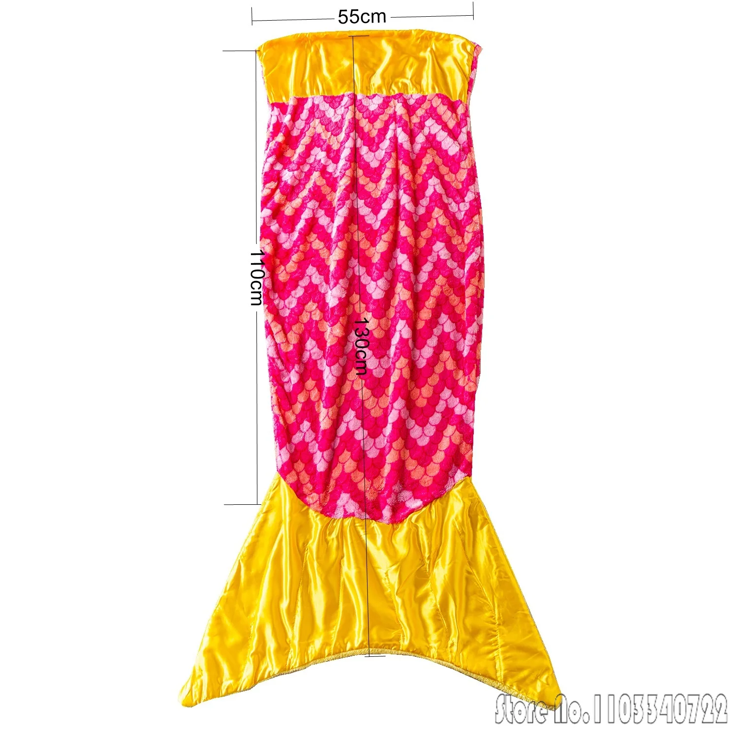 Anime Cosplay pez payaso sirena cola de pez TV manta lanzar avión sofá dibujos animados mantas súper suaves para niños regalo 53x130cm