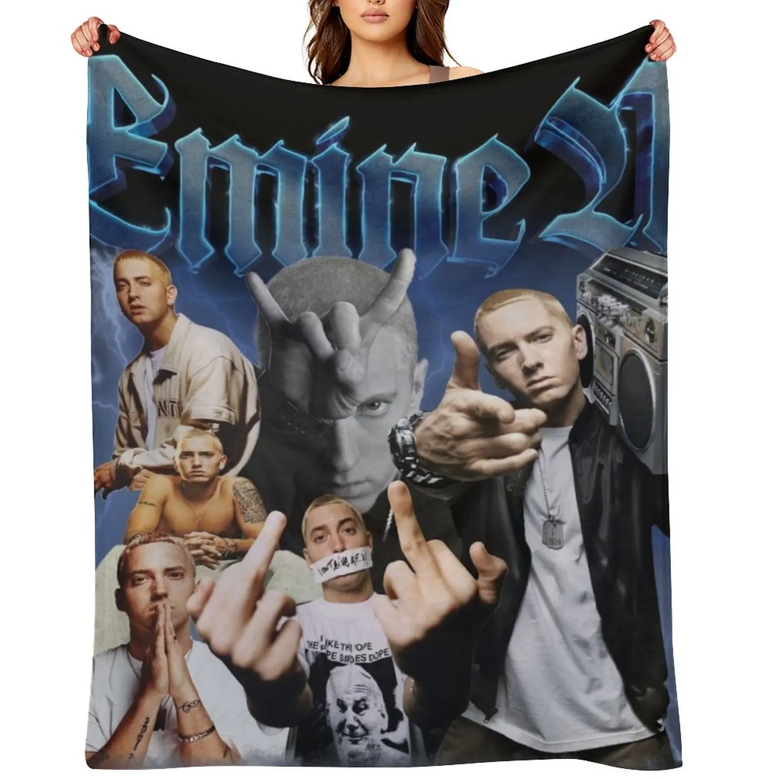 

Eminem Throw Blanket Luxury Throw Luxury St christmas decoration wednesday Blankets