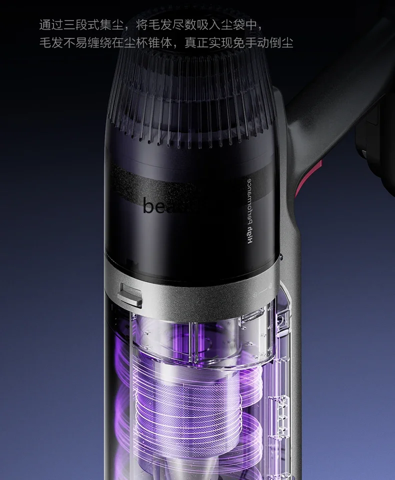 Q9 Station green light vacuum cleaner household wireless automatic dust collection