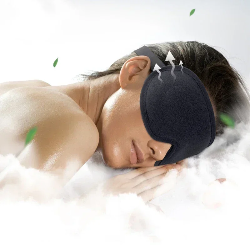 1PC 3D Sleep Mask Natural Sleeping Eye Mask Comfort Three Dimensional Design Memory Foam Face Mask Eyeshade Night Breathable