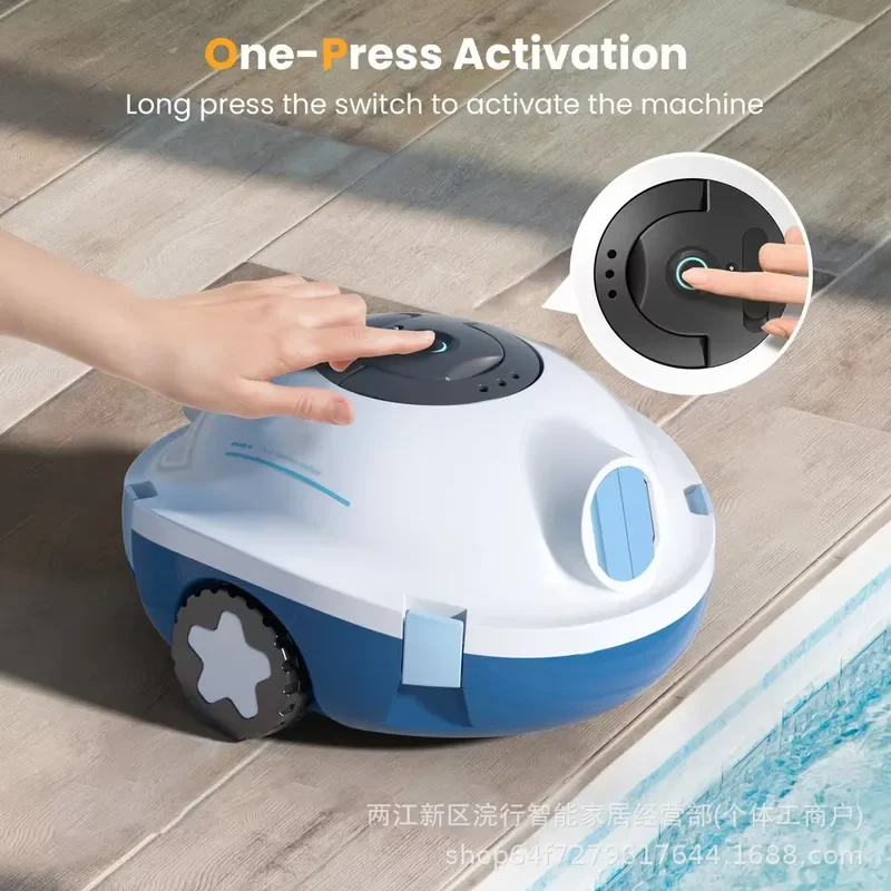 Y10 Automatic Pool Cleaning Robot for Inground Pools Efficient Plastic Vacuum Cleaner Eco Friendly Household Swimming Pool