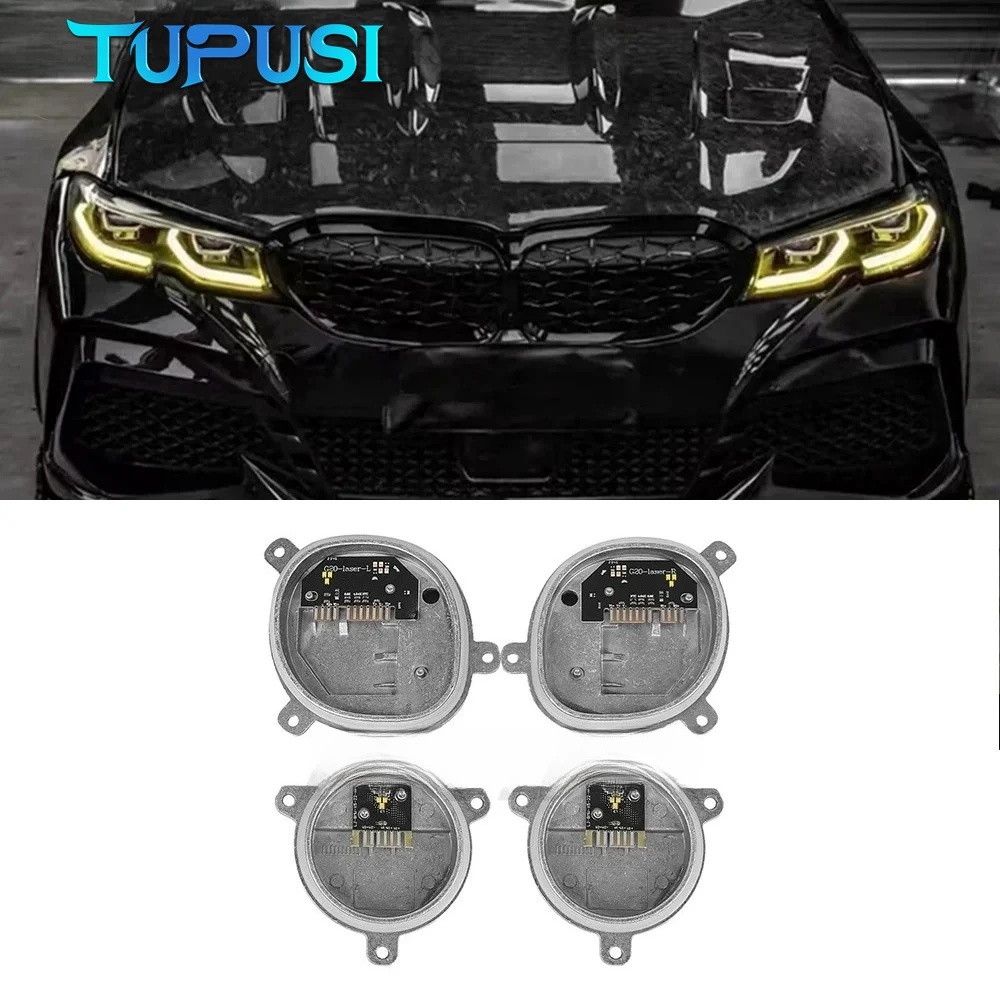 

For BMW 3 Series G20 Laser Headlight Yellow Lemon Angel Eyes DRL Boards for 2019 2020 BMW G21 320i 330i M340 Amber Daytime Light