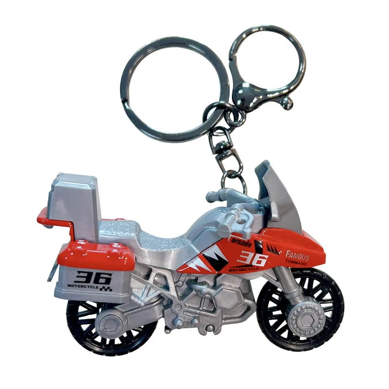 Creatieve En Coole Motorfiets Sleutelhanger Hanger Mini Kinderen Power Speelgoed Auto Rugzak Sleutelhanger Klein Geschenk