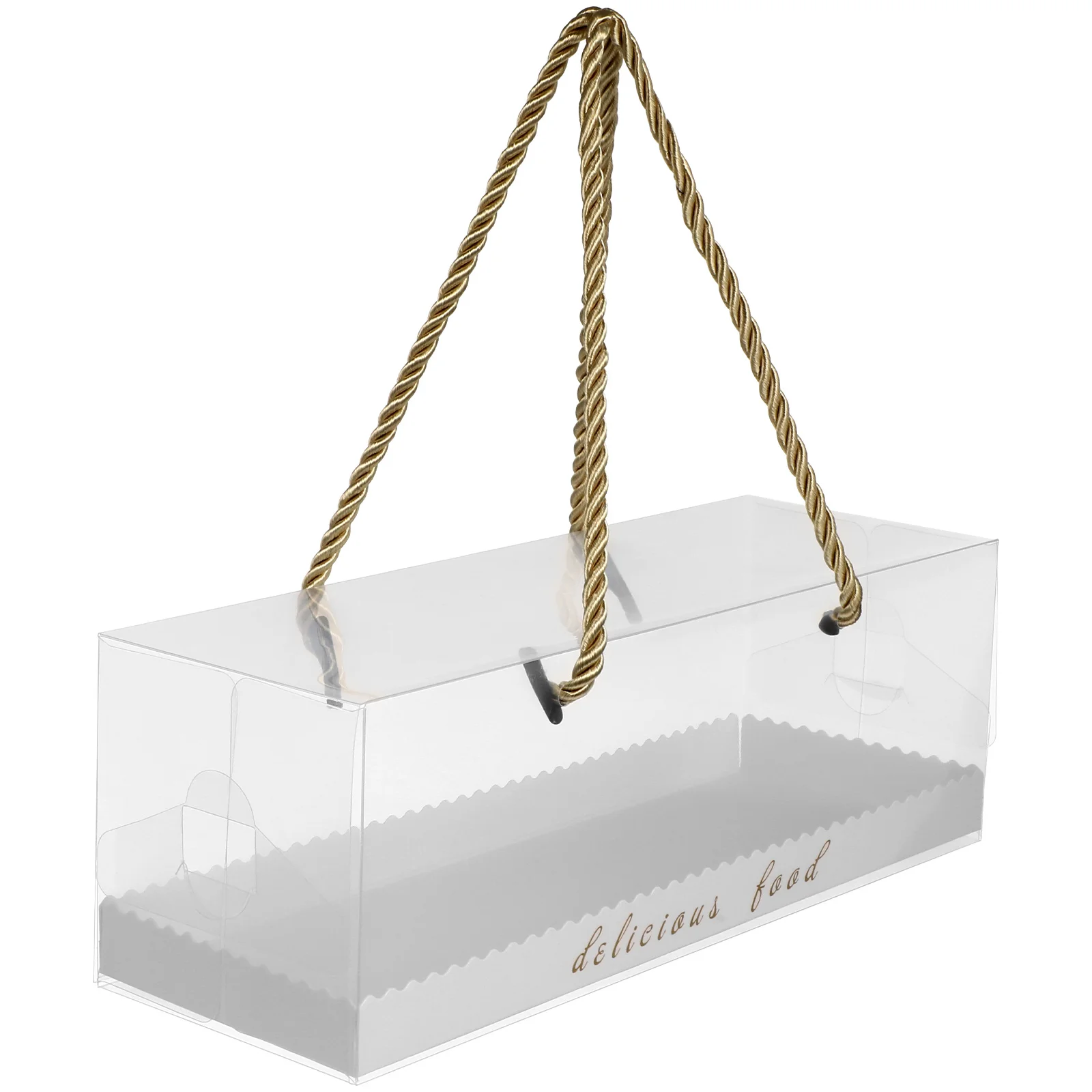 10 pcs Baking Boxes Transparent Food Containers For Cake Dessert Storage Practical Portable Candy Packaging Sturdy Non-Toxic