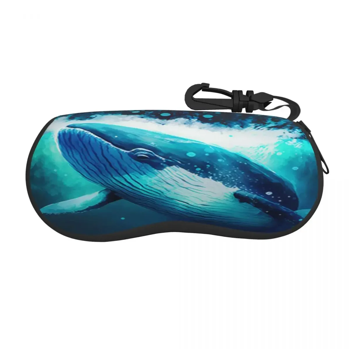 

Glasses Case Whale Portable Zipper Unglasses Cover Storage