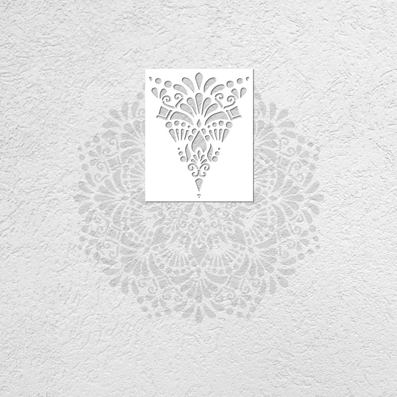 60cm - 100cm Stencil Wall For Painting Template Furniture Makers Decor To Paint Decorative Big Large Mandala Ceiling Round S108