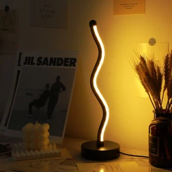 1PC Creative Desk lamp USB Three-color Desk Lamp Bedroom Desktop Eye Protection Night Light