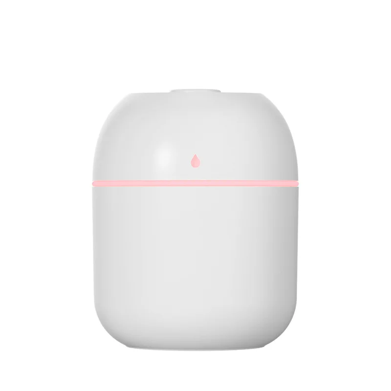 Petits humidificateurs d'air ABS goutte d'eau 220ML pour la maison, avec diffuseur de pulvérisation 