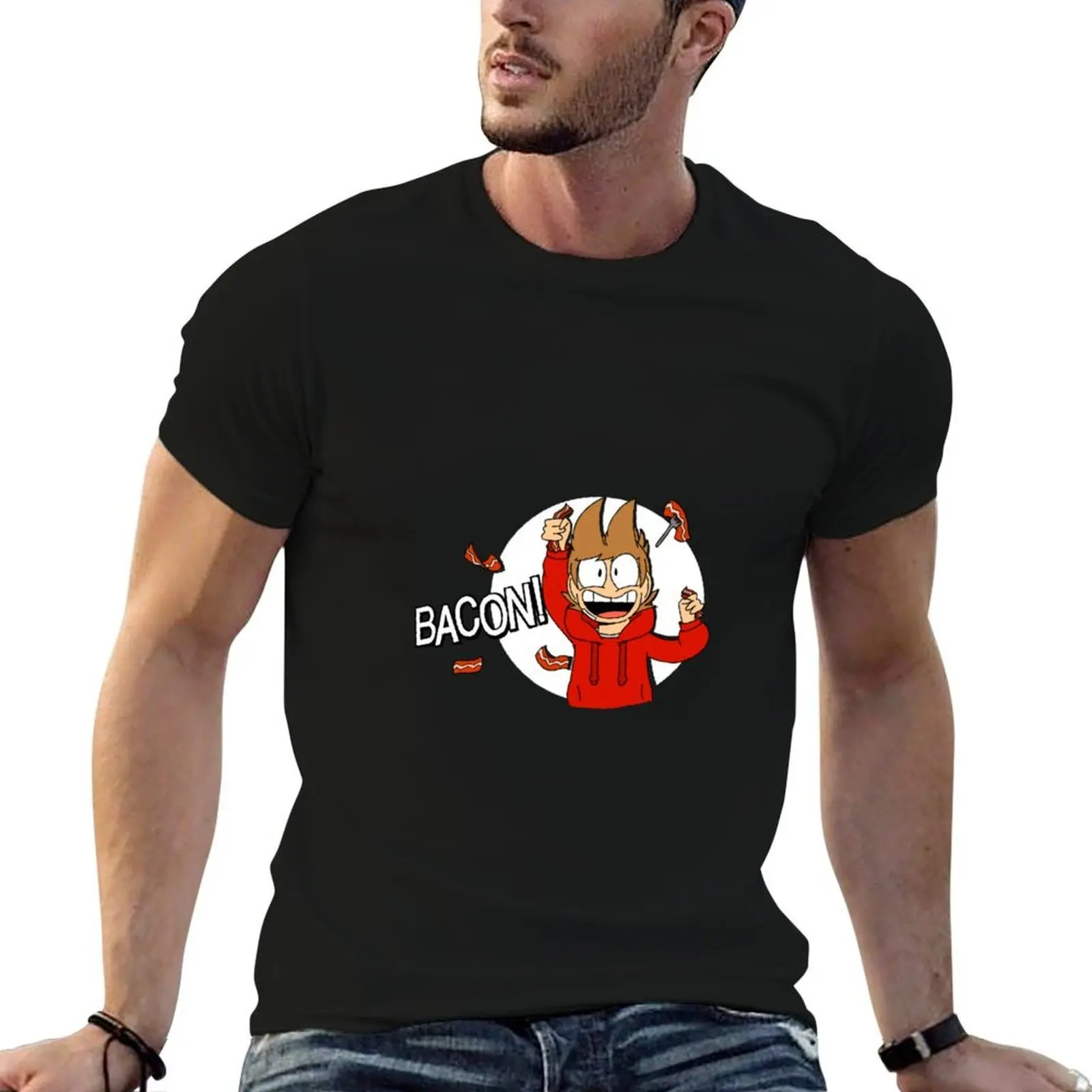 

Eddsworld - Legacy Tord Bacon Shirt (fixed size) T-Shirt man t shirts cotton man t shirt cotton high quality T-Shirt