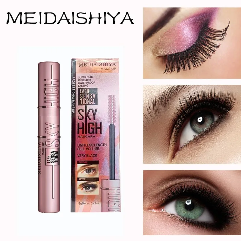 

Waterproof Mascara Long Lasting Curling Volumizing Smudge Proof Lengthening Thickening All Day Eye Makeup