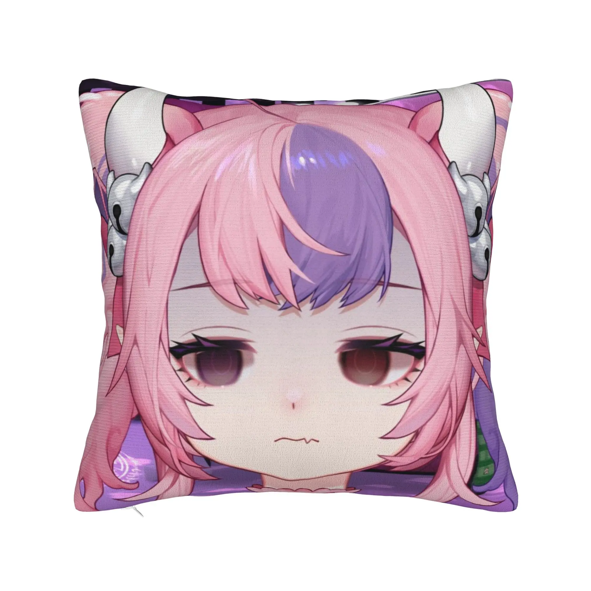 Ironmouse Vtuber Pillow Case  Comfy Pillow Cover For Chair Sofa Home Decor Retro Trendy Cushion Cover