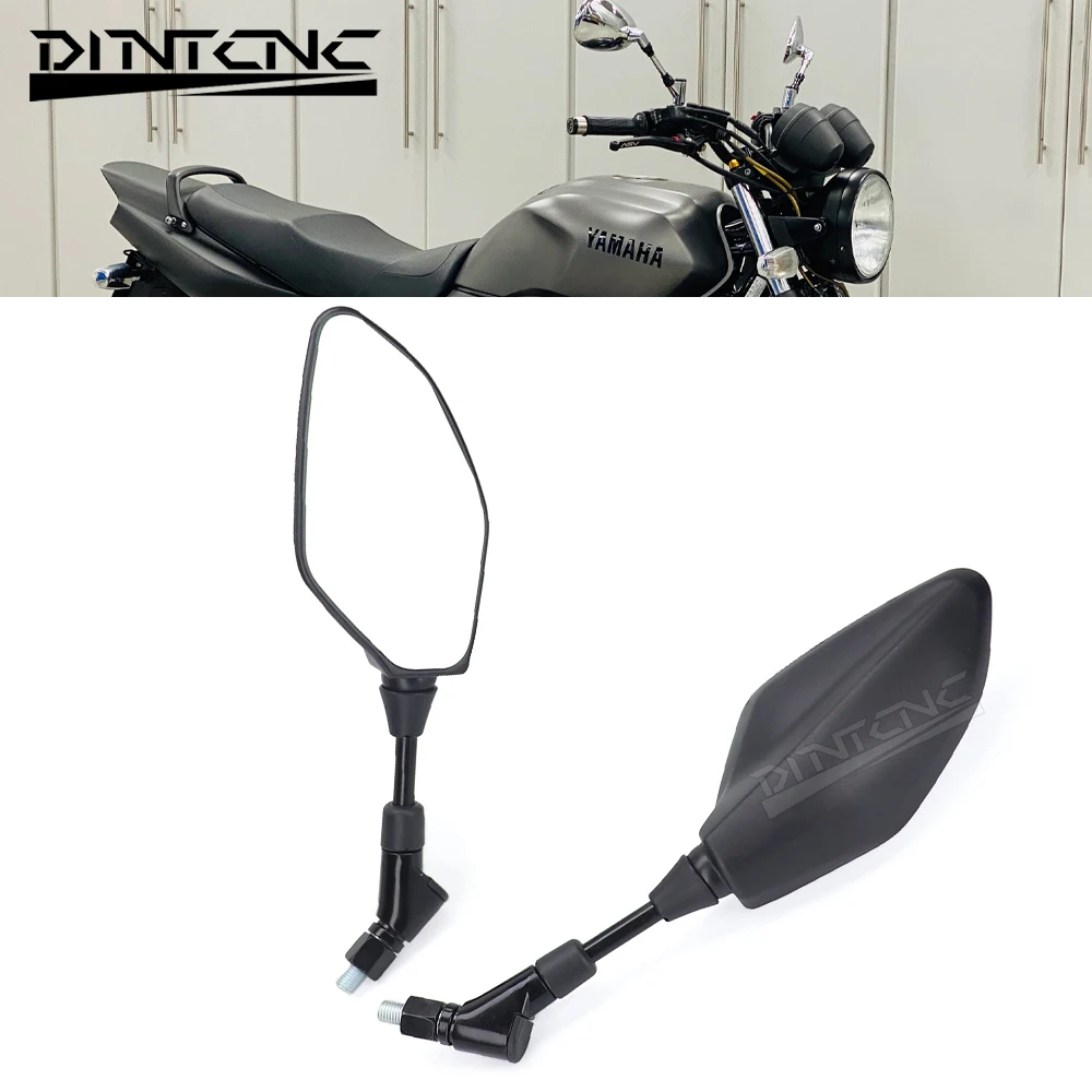 Rearview Mirrors For YAMAHA XJR1300 XJR1200 XJ6 FZ1N FZ6 N/S FZ8 FZ-07 FZ-09 FZ-10 Motorcycle Accessories Side E24 Certification