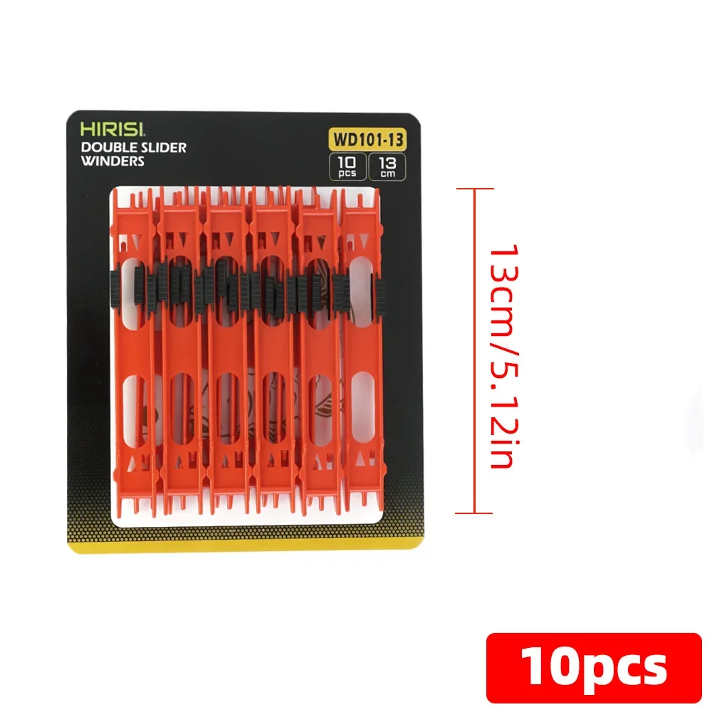 10pcs Fishing Plastic Line Winding Board Rig Holder Fishing Line Accessories Rig Winders view 3