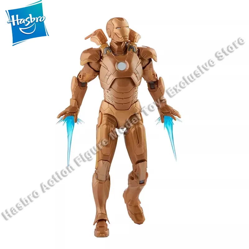 Hasbro Marvel Hero Iron Man MK21 Happy Hogan modelo de figuras de acción juguete coleccionable en Stock figura móvil modelo juguetes regalo