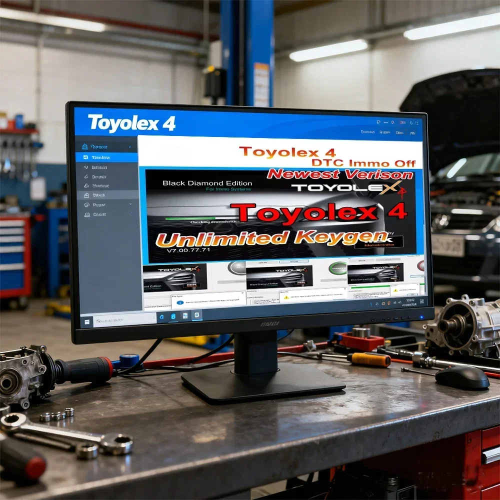 Toyolex 4 & 3 Car DTC Disable Software Tool PK with Unlimited Keygen for Mascheramento