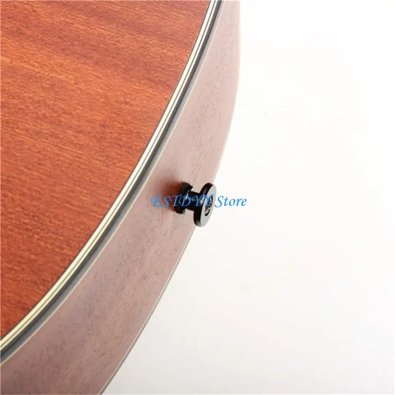 G6DE 2 Pack Guitar Strap Lock Buttons Guitar Hardware Strap Lock Buttons Guitar Strap Buttons for Guitarists and Bass Player
