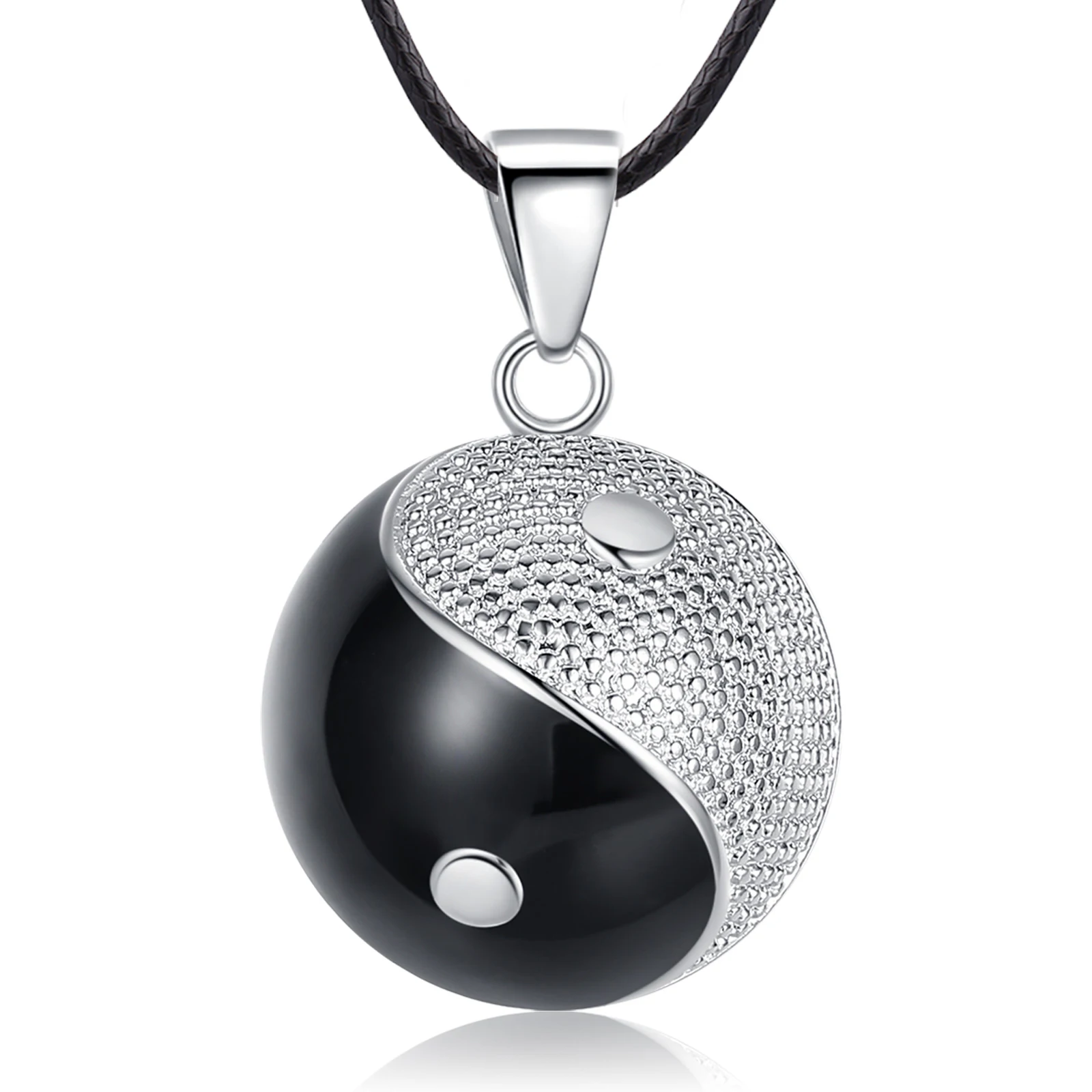 Eudora Harmony Ball Tai Chi Yin Yang Anhänger Halskette Schwangerschaft Chime Bola Engel Anrufer Feiner Mutterschaftsschmuck für Frauen Geschenk