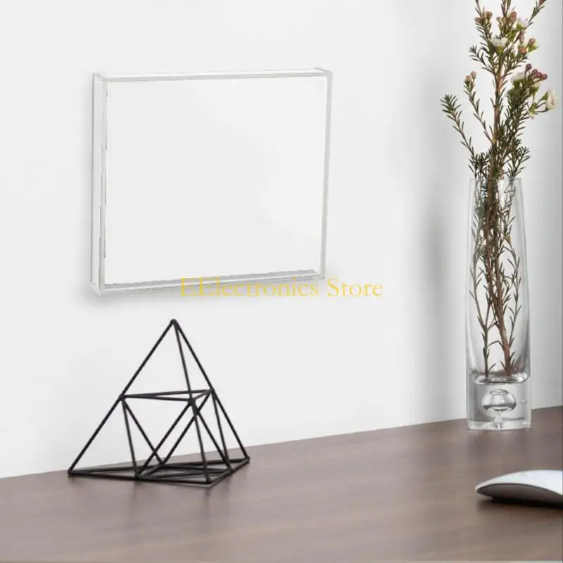 B03C Rekam Rak Dinding Pemegang Rekor Pemegang CDS Rak Rak Rekor Dinding Dinding Akrilik bening