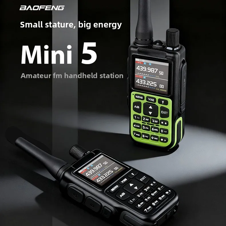 BAOFENG Mini-5i Walkie Talkie One-key Frequency Copy Bluetooth Programming Portable Baofeng Handheld Transceiver