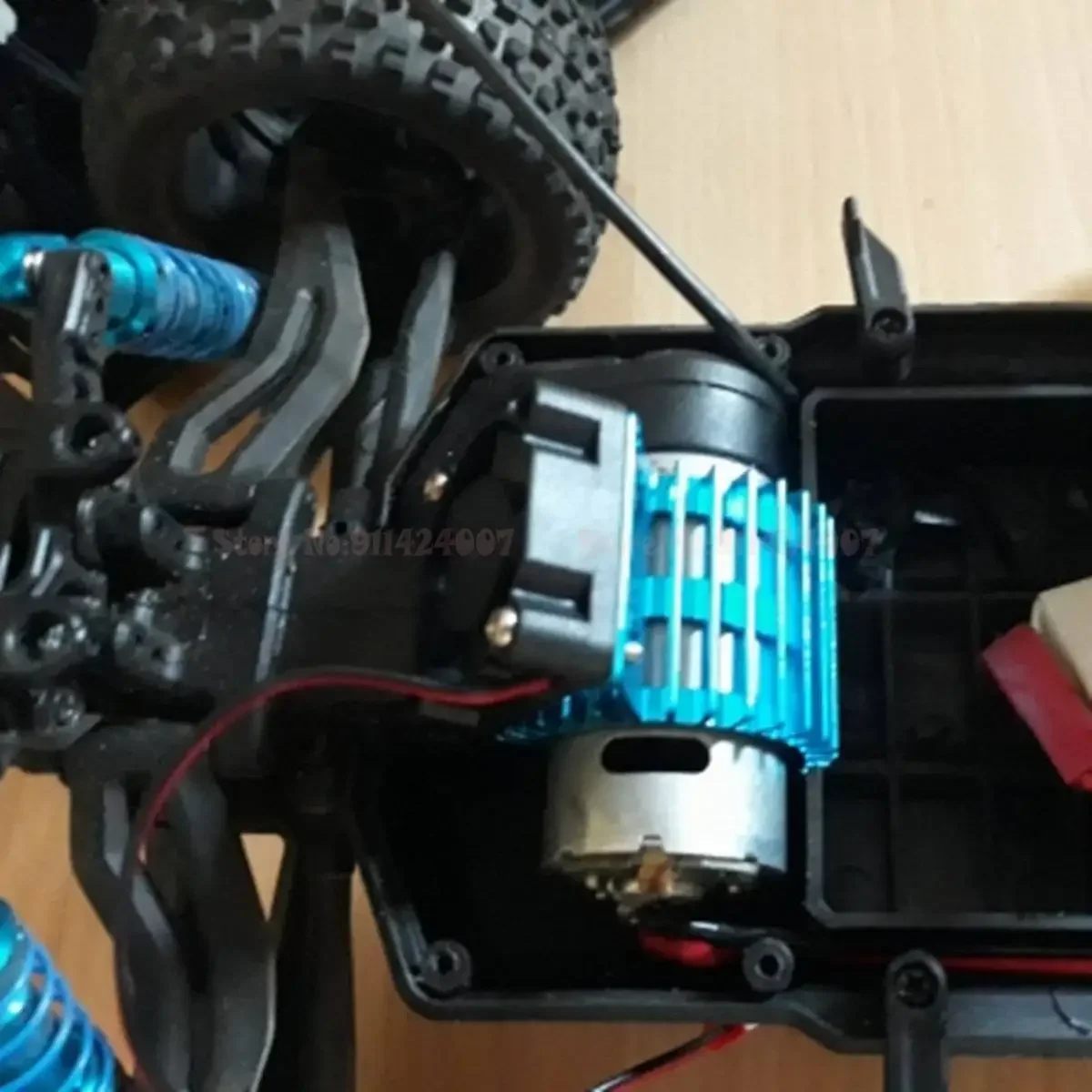 1pc 전기 RC 자동차 380/540 전기 모터 재고 증거 커버 모든 1/8 1/10 RC 자동차 장난감에 대 한 알루미늄 방열판 냉각 팬 정장