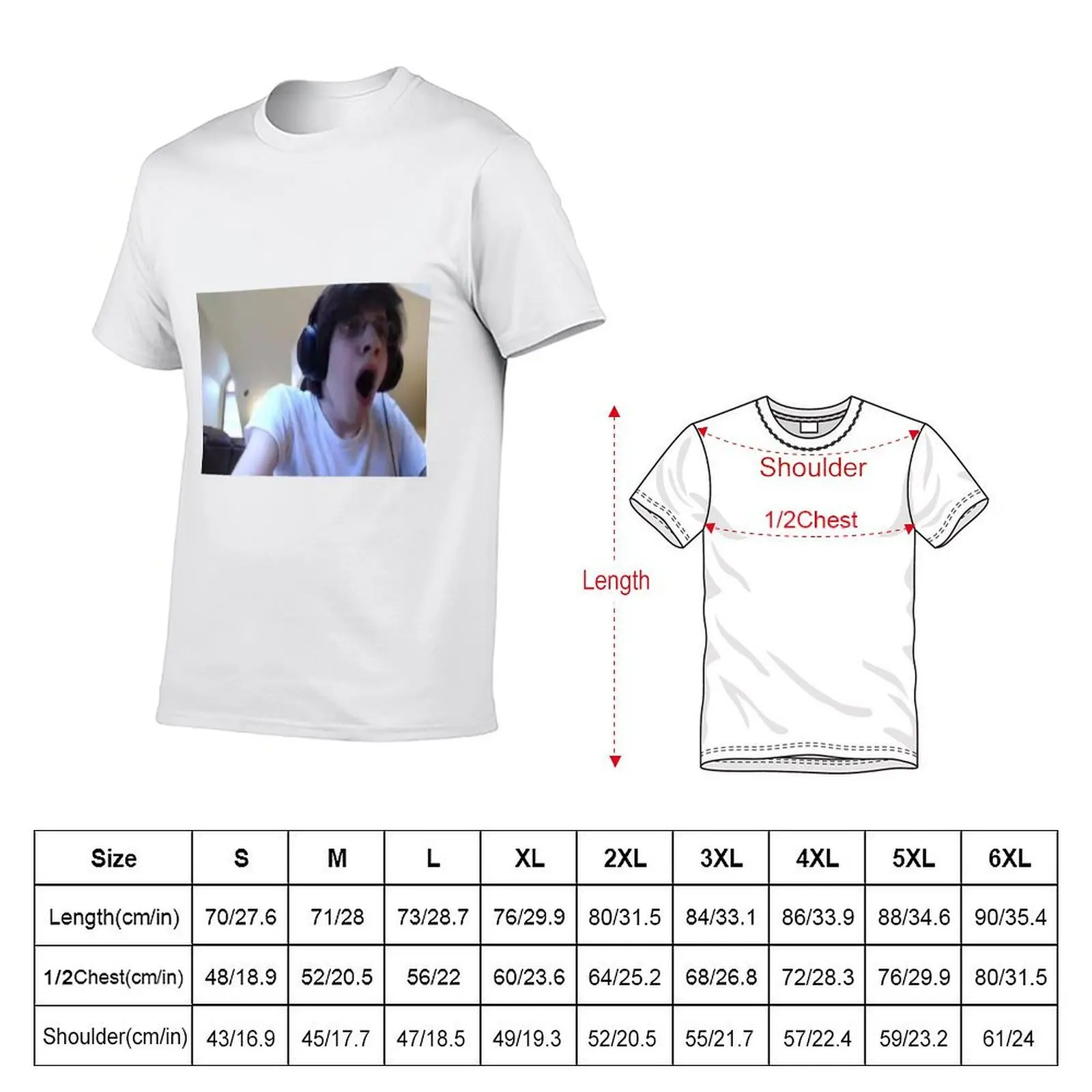 npesta's reaction T-Shirt man t shirt cotton high quality men t shirt cotton 100% man t shirts high quality luxury brand T-shirt