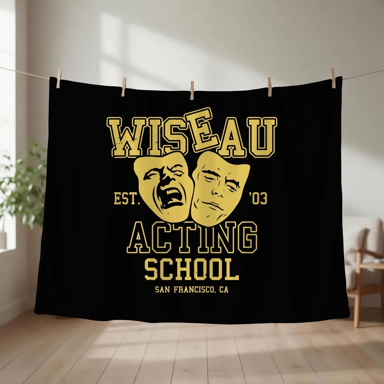 Wiseau Acting School Throw Blanket