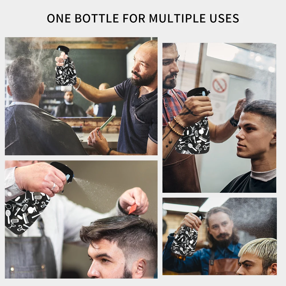 350ML Draagbare Opvouwbare Kapsel Spray Fles Hervulbare Mist Kappers Sproeier Kapper Salon Haar Styling Tools Watter Sproeier