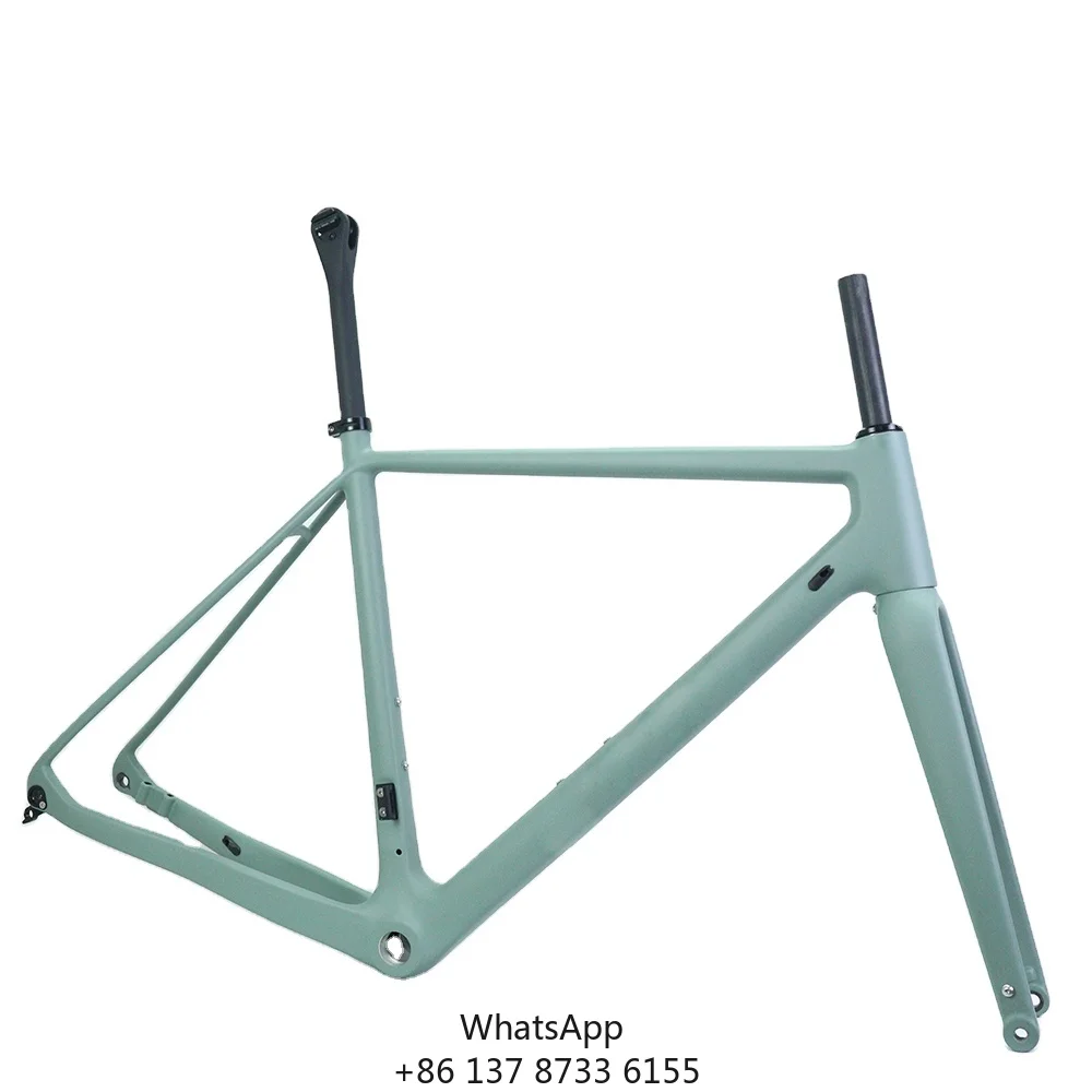 Super Light Bike Toray T800 Carbon Bicycle Frame 700*42C Or 650B*47mm Max Tire Gravel Frameset Bike Frame