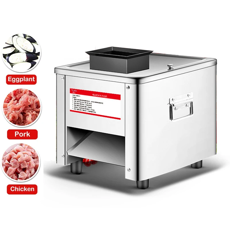 

Multifunction Vegetable Cutter Stainless Steel Meat Cutting Machine Commercial Electric Slicer Automatic Dicing Machine