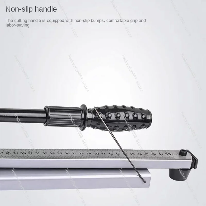 C45 Multifuntional Din Rail Cutter Din Rail Cutting Tool Easy Cut with Measure Gauge Double Wire Guide Cutting Machine